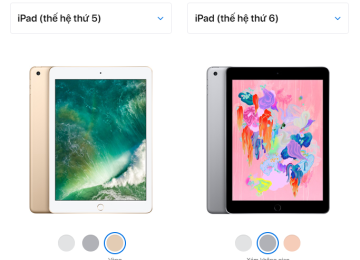 Nên mua iPad Gen 5 hay iPad Gen 6 ?!