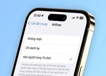 Cách chỉnh chế độ chia sẻ AirDrop trên iPhone bạn nên thử để hạn chế bị làm phiền